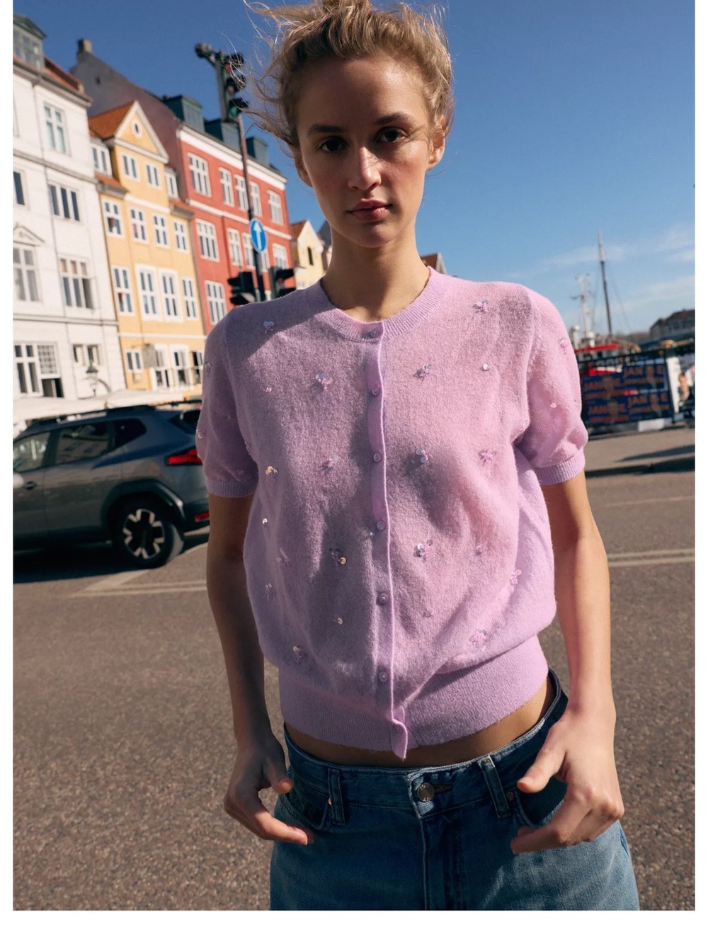 ISO !!!!
Small or Medium Zara Light Purple Embellished Short Sleeve Cardigan - Picture 1 of 1
